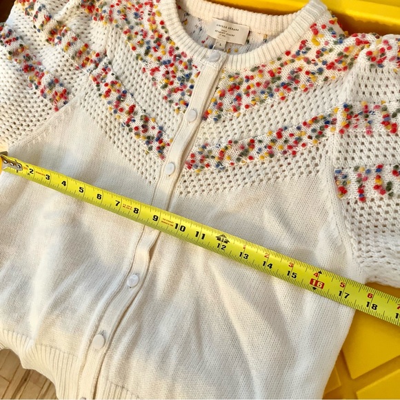 NWT Sézane Joyce Jumper Ecru Multicolor (runs small) - Picture 9 of 9